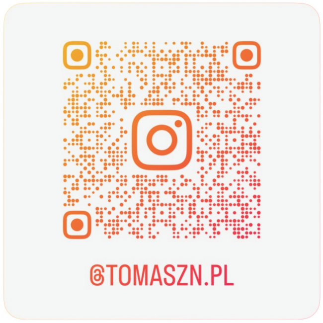 Instagram QR code — scan to follow